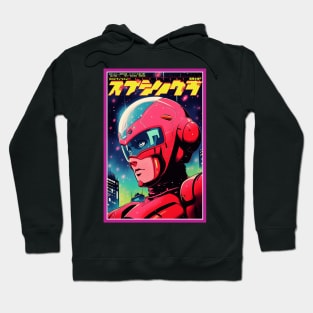 Retro Anime Comic Hero | Anime Origin | Vintage Anime Art Hoodie